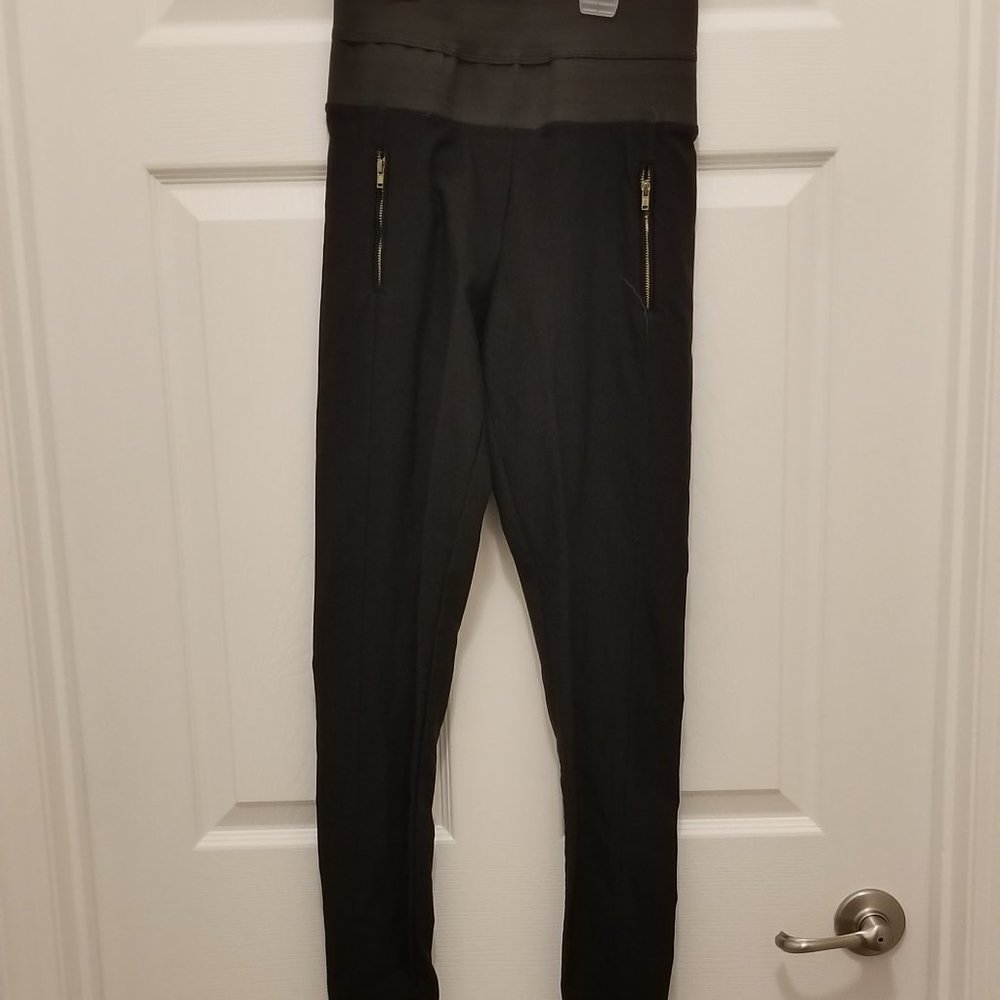 Love & Liberty Black High Waist Leggings Junior Size M